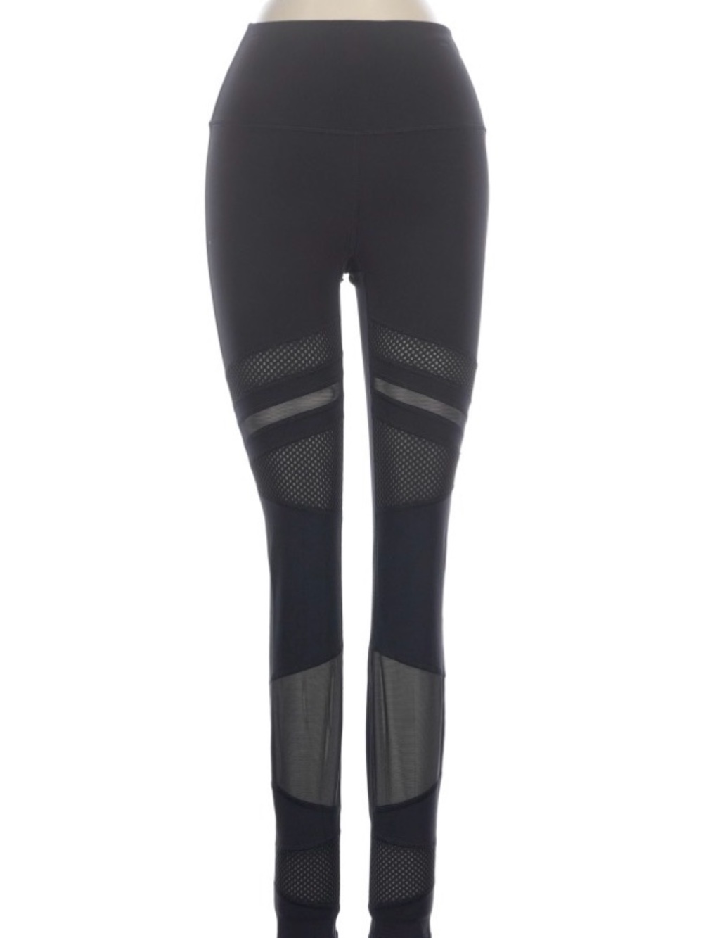 Lululemon Bootcamp Ready Tight Black Mesh Leggings Size 4